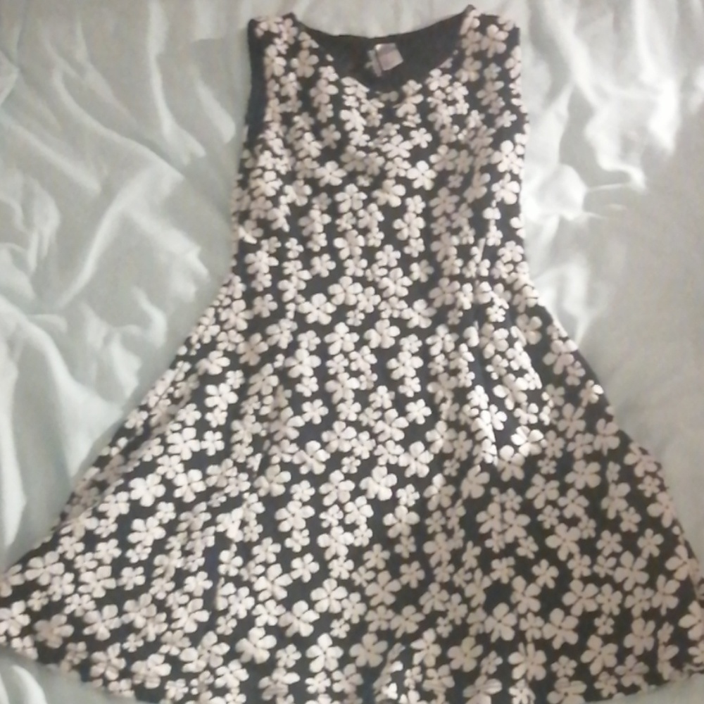 Divided flowered dress